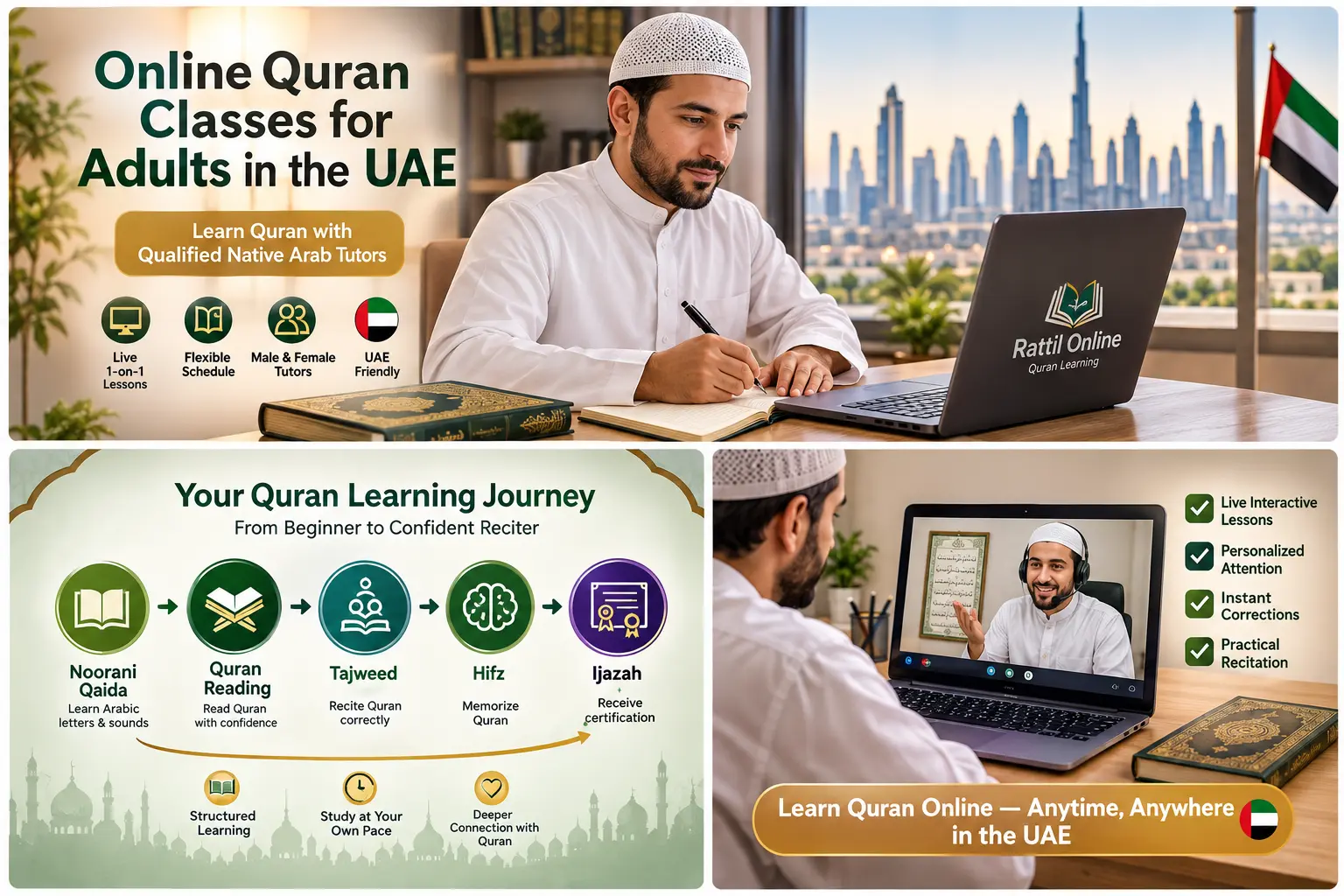 Online Quran Classes UAE for Adults